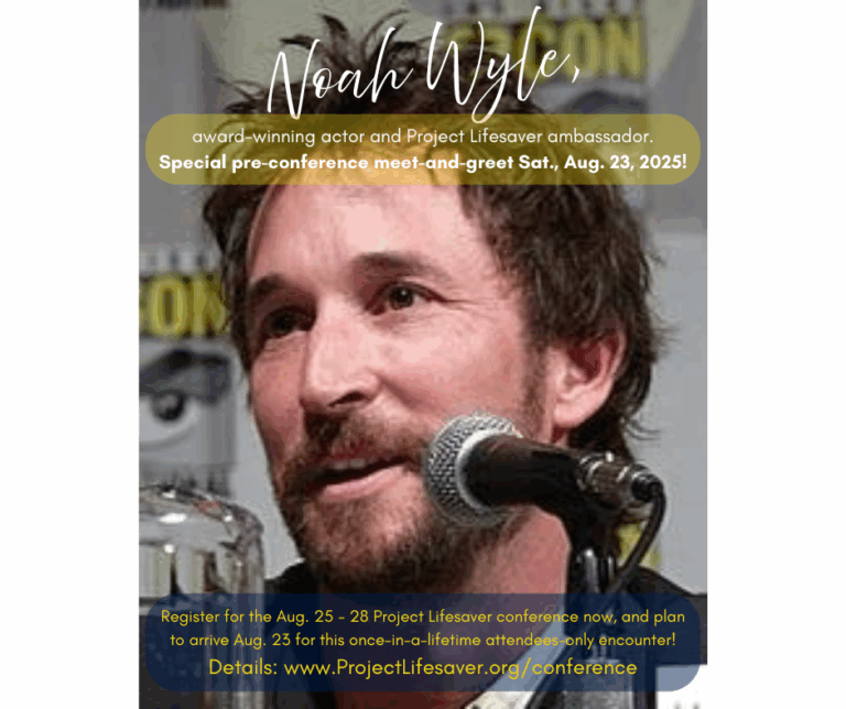 2025_conference_noah_wyle_pre-conf_promo_fb-post_060425 (1) Actor Noah Wyle meet-and-greet Aug. 23, 2025, Project Lifesaver pre-conference event.