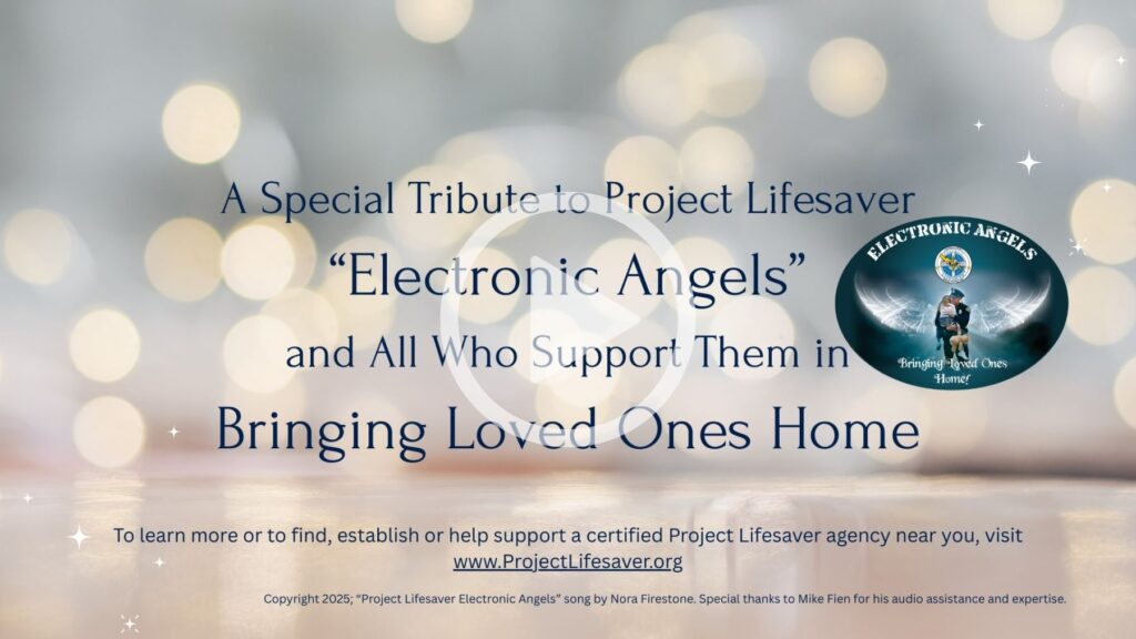 Project Lifesaver "Electronic Angels" musical tribute video player